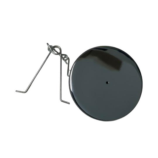 971 Bayonet-style cap in Chromed Steel, 2.5" (vented)
