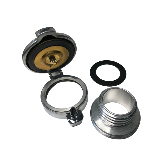 968 Verschluss mit Adapter "Monza" aus Aluminium, 2,5" Ansicht1