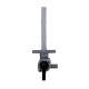 36 robinet d'essence entraxe 34 mm, vue de face