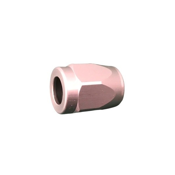 316 Abrazadera anodizada para tubo Ø 8/12 mm, vista frontal