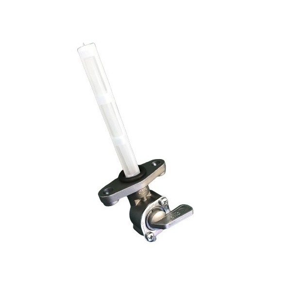 318 Robinet d'essence Honda CR 125, 250, 500, chape entraxe 39 mm, vue de dessus