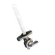 318 Robinet d'essence Honda CR 125, 250, 500, chape entraxe 39 mm, vue de dessus