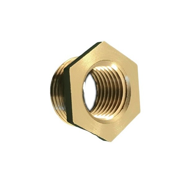 355 Adaptador 1/4" a 3/8" BSP, vista frontal