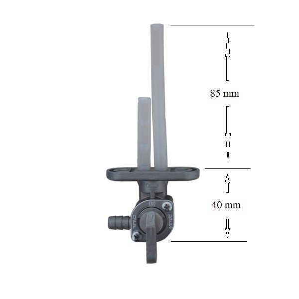 21 Robinet d'essence, chape entraxe 34 mm, dimensions