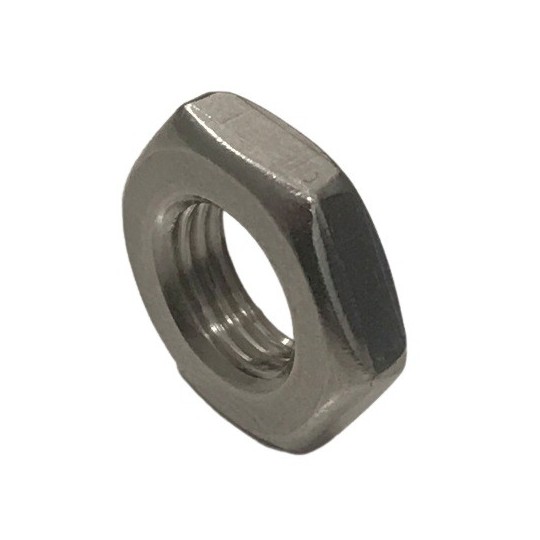 387 Tuerca Inox M 10 x 1.00, vista lateral