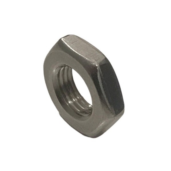 387 Tuerca Inox M 10 x 1.00, vista lateral