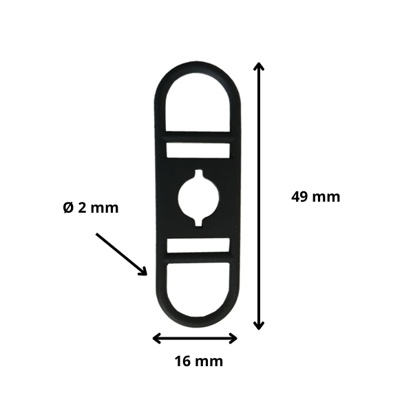 165 Junta superior para grifo de gasolina de Yamaha, esquema