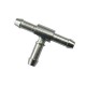 362 Giunzione in Acciaio 1/4" (6.35mm)