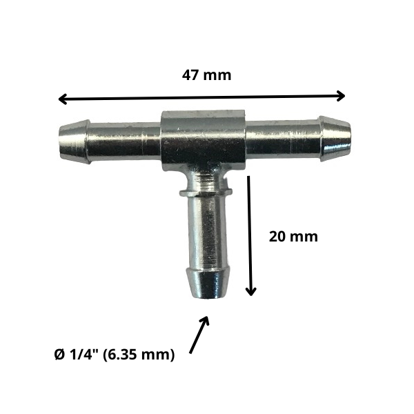 362 Giunzione in Acciaio 1/4" (6.35mm), schema