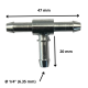 362 Giunzione in Acciaio 1/4" (6.35mm), schema