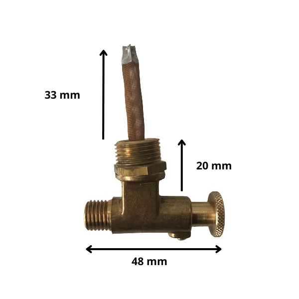 377 Robinet d'essence, filetage 1/4" BSP, schéma