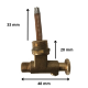 377 Grifo de gasolina, rosca 1/4" BSP, esquema