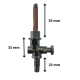 380 Rubinetto della benzina, filettatura 3/8" BSP, schema