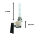 389 Robinet d'essence, filetage M 10 x 1.00, schéma