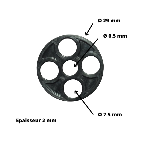 397 Suzuki GS, GT, guarnizione interna del rubinetto, schema