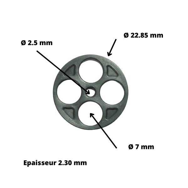 399 Joint interne pour robinet d'essence de Kawasaki KLX 450 R, KVF 650, 750, schéma